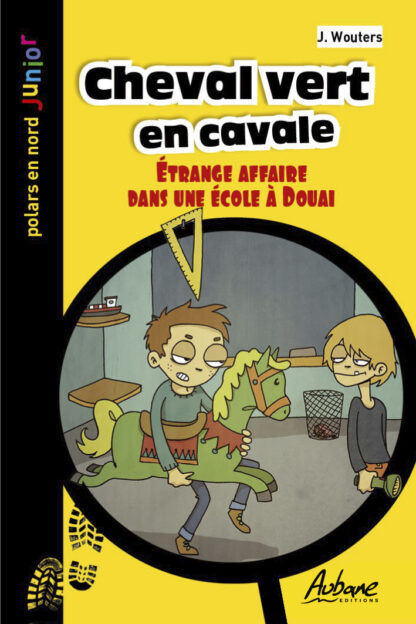 Cheval vert en cavale